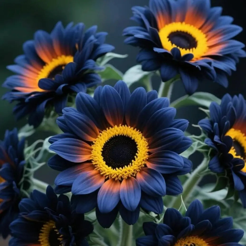 Blue Flame Sunflower Seeds + 100 Grams Organic Pot Mix Free