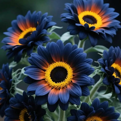 Blue Flame Sunflower Seeds + 100 Grams Organic Pot Mix Free