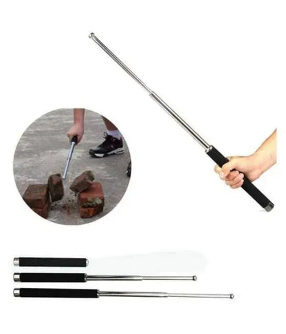 PREMIUM METAL SELF DEFENCE STICK (Heavy Metal and Extendable)